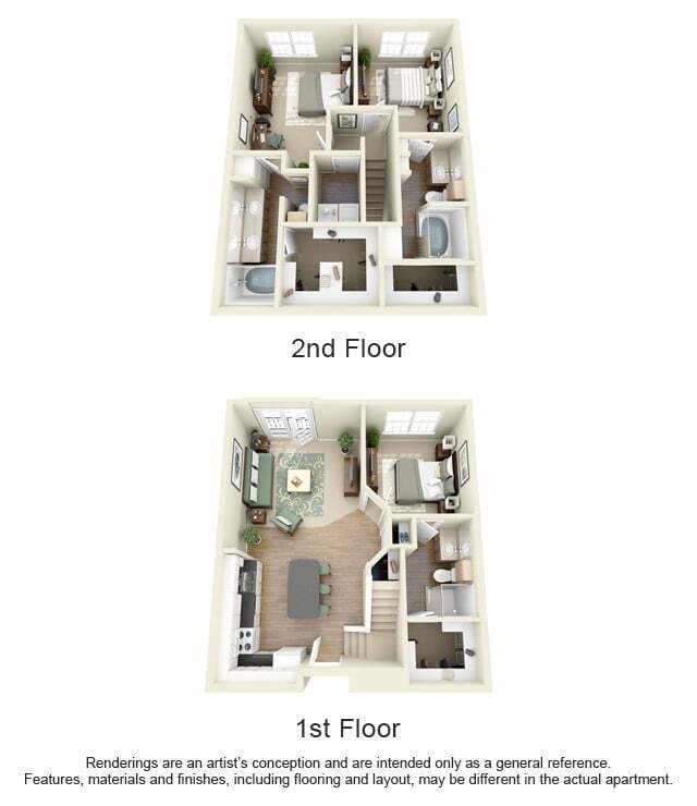 Floorplan - Villas at Katy Trail Apartments