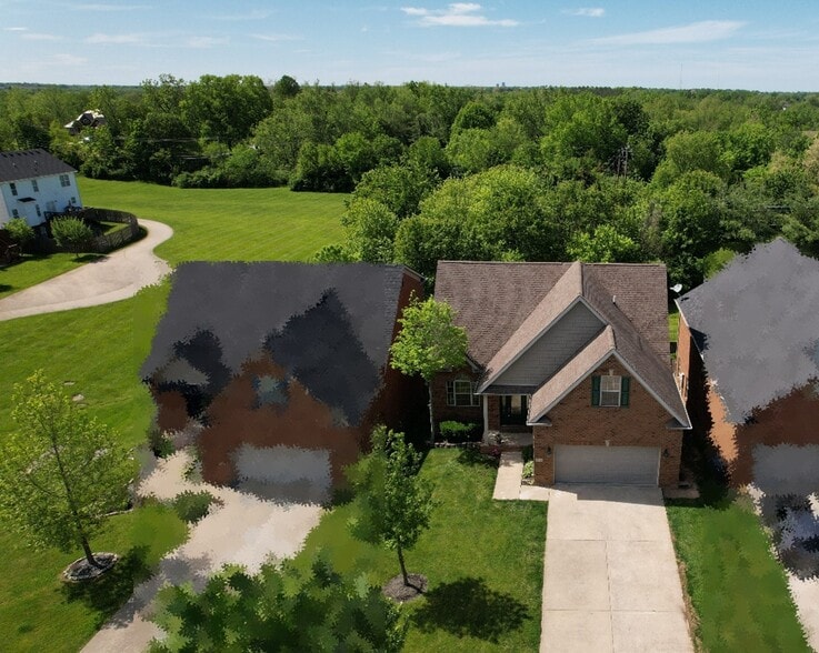 393 Hays Front - Elevated View with Woods and Green Space - 393 Hays Blvd