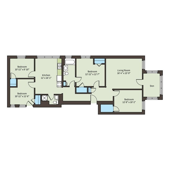 Floorplan - 5452 S. Ellis Avenue