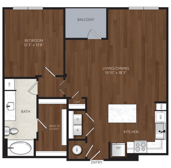 Floorplan - The Park at Katy Trail