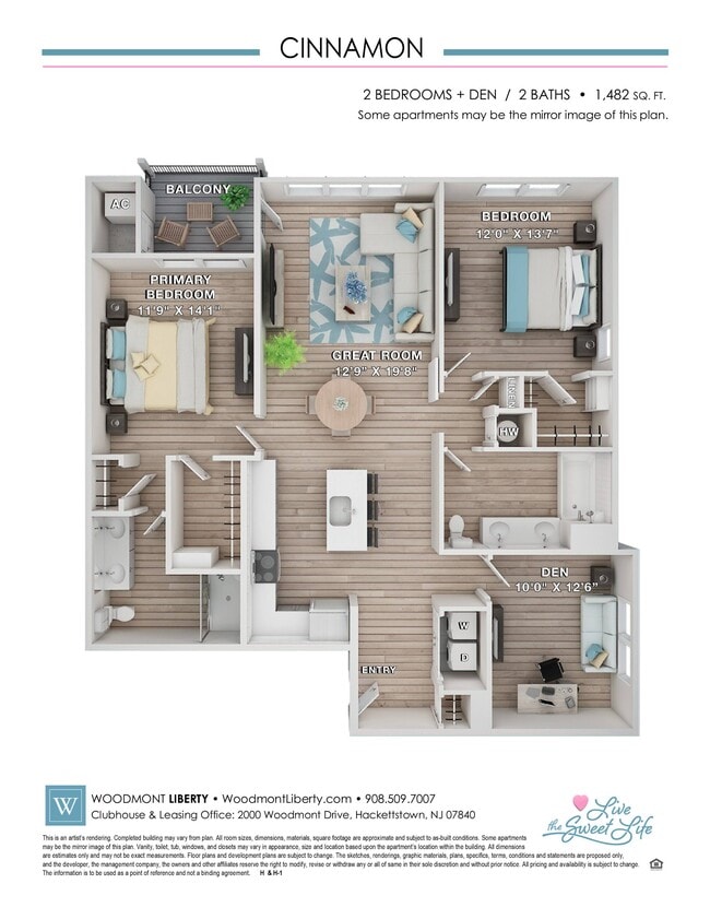 Floorplan - Woodmont Liberty