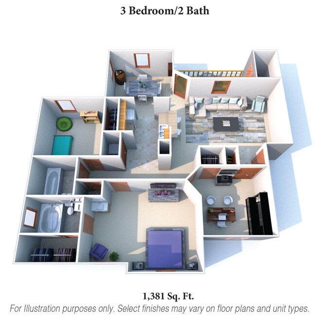 Floorplan - The Vinings Apartments