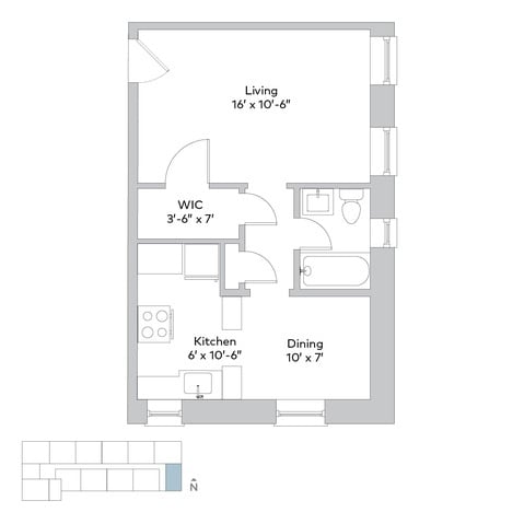 Floorplan - 5501 S. Cornell