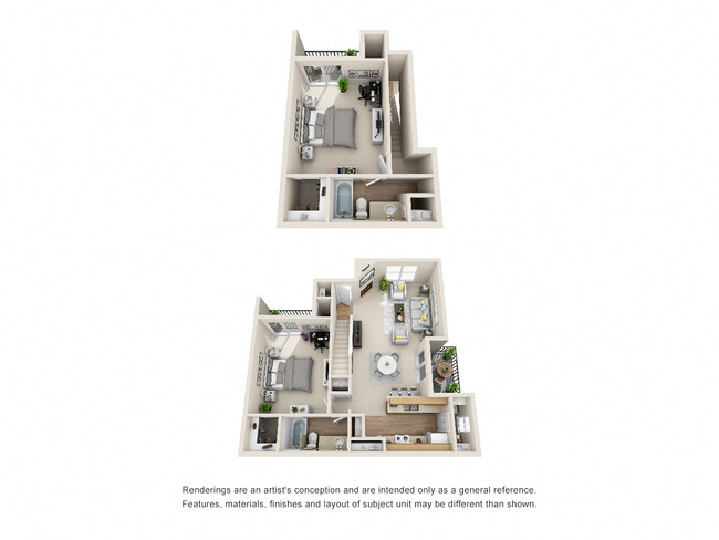 Floorplan - Renaissance Villas Apartment Homes