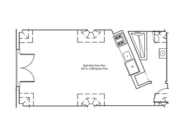 Eighth Floor Plan - Cosmo Lofts