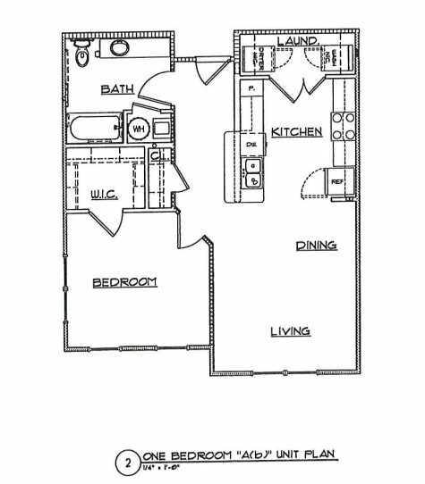 1BR, 1BA - Abbington Manor