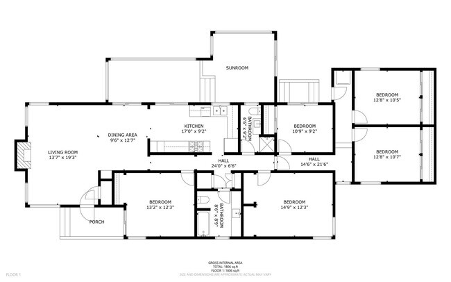 Building Photo - Large 5 bed 2 bath house