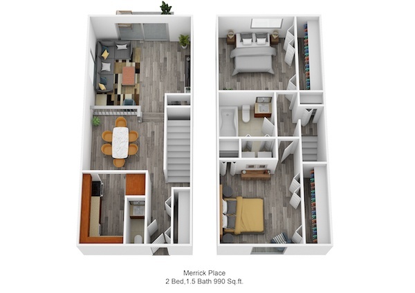 Floorplan - Merrick Place
