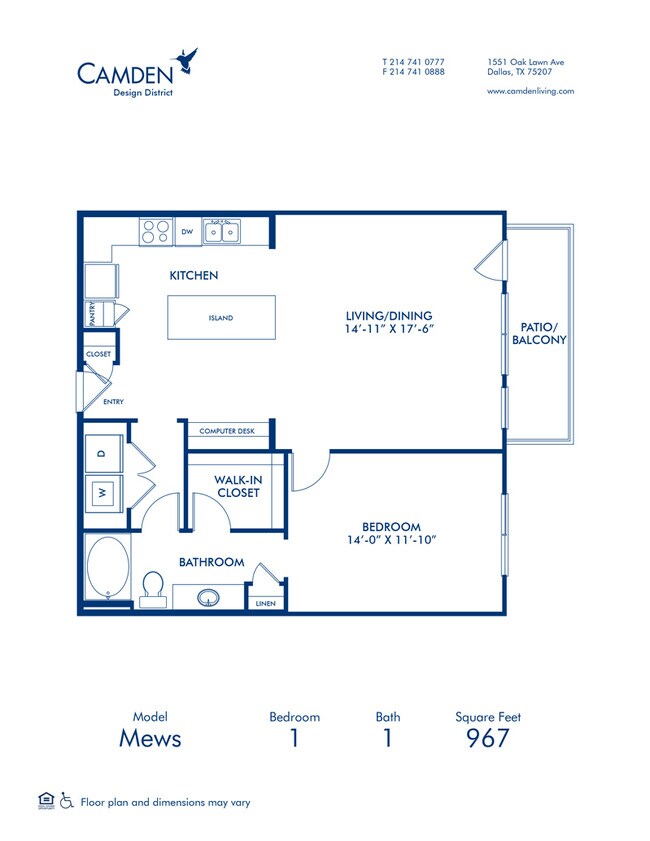 Floorplan - Camden Design District