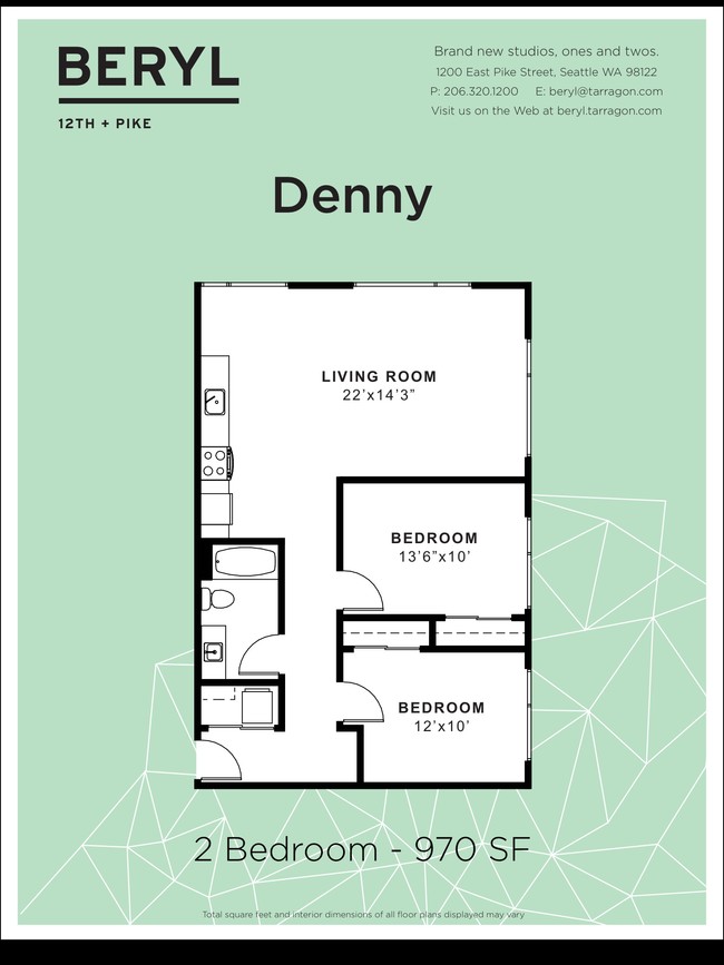 Floorplan - Beryl Apartments