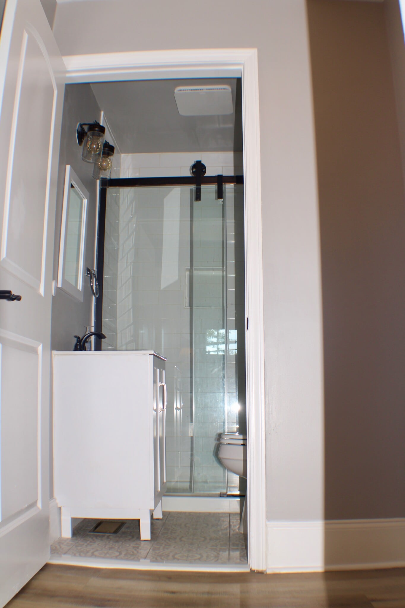 Entrance to the hall bathroom - 311 Paris Mountain Ave