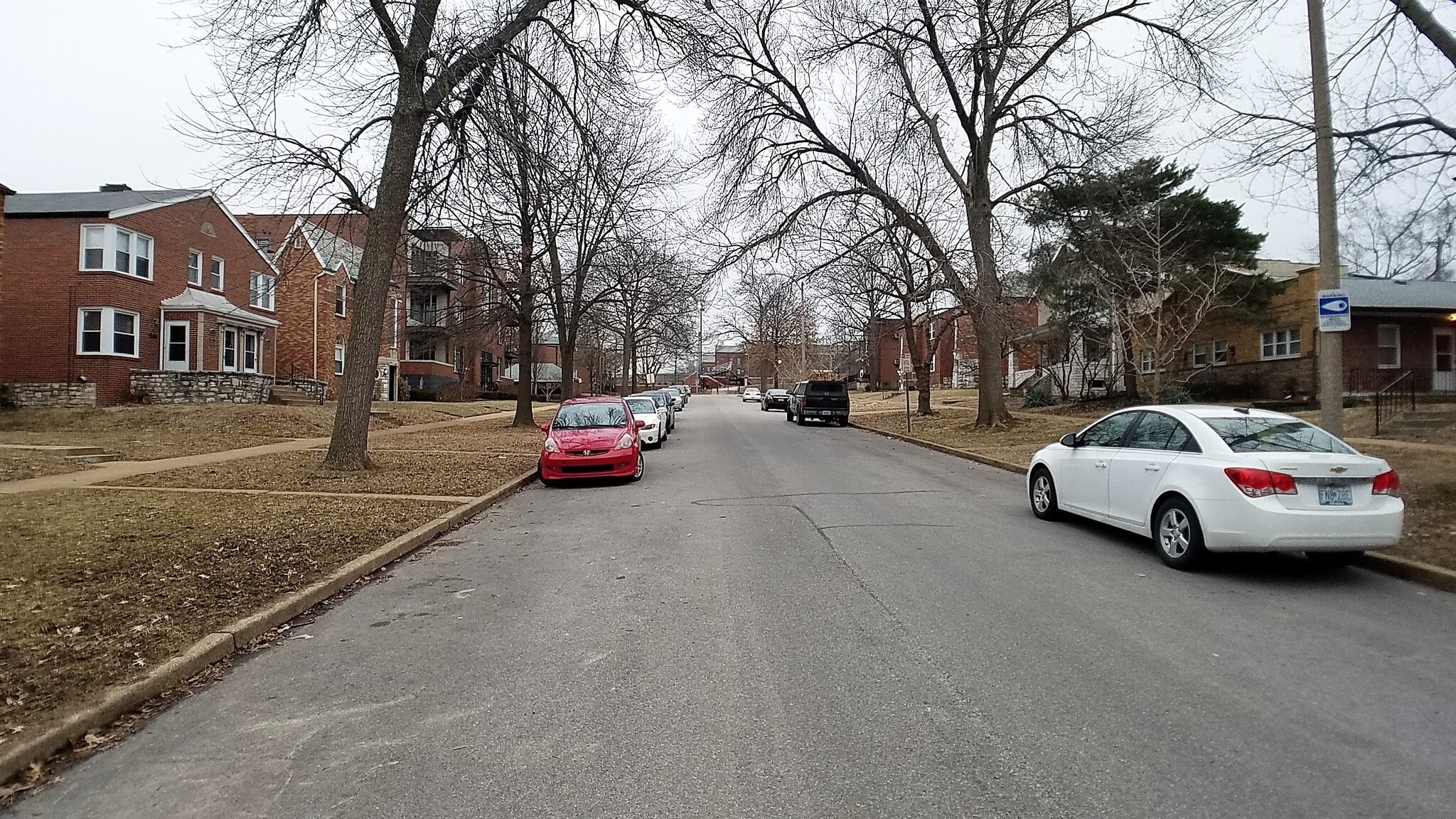 Street facing East - 6633 Alamo Avenue