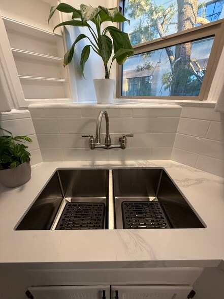 New counter and sink - 114 1/2 N Pass Ave