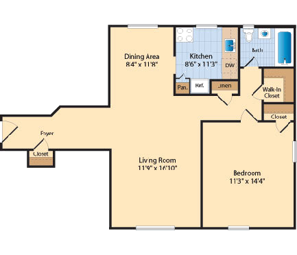 Floorplan - The Fields of Silver Spring