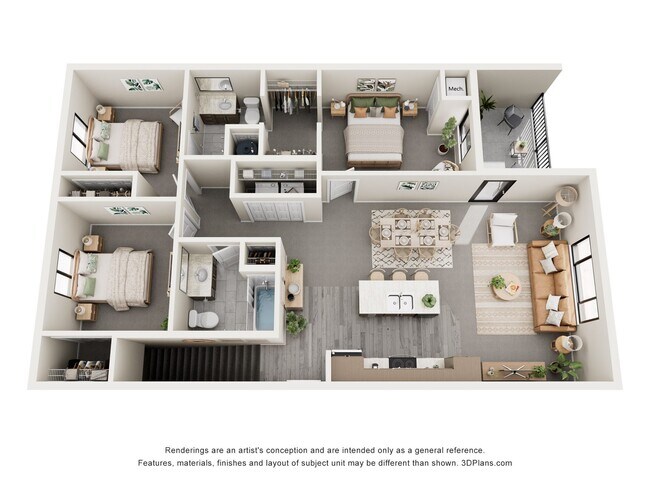 Floorplan - Valley Vue Apartments