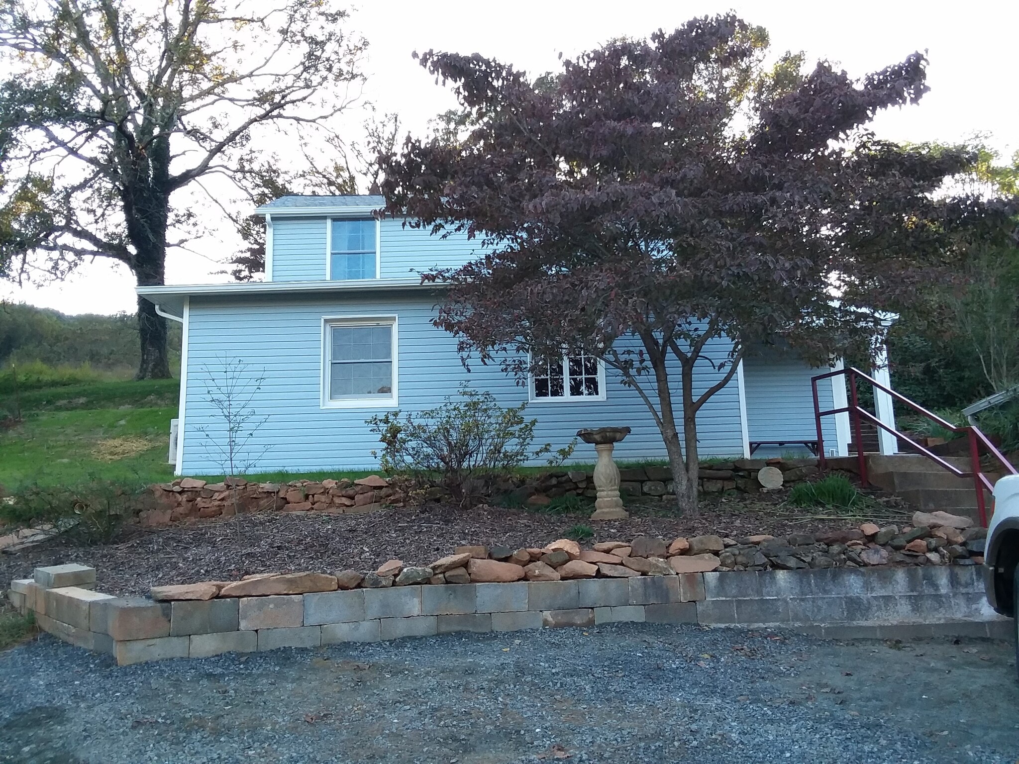 New landscape - 2392 Clements Hollow Ln