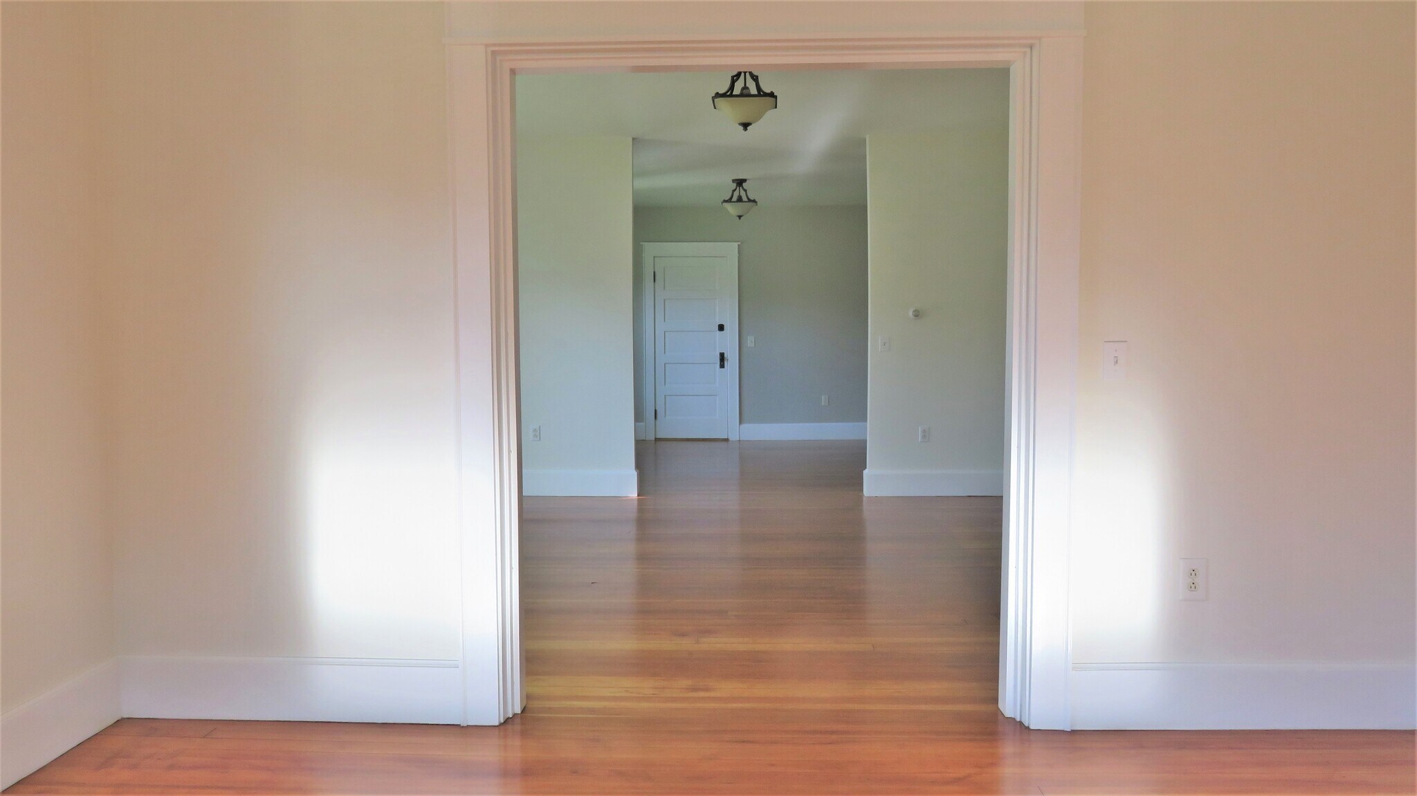 Looking from the front parlor toward the back - 21 Courtland St