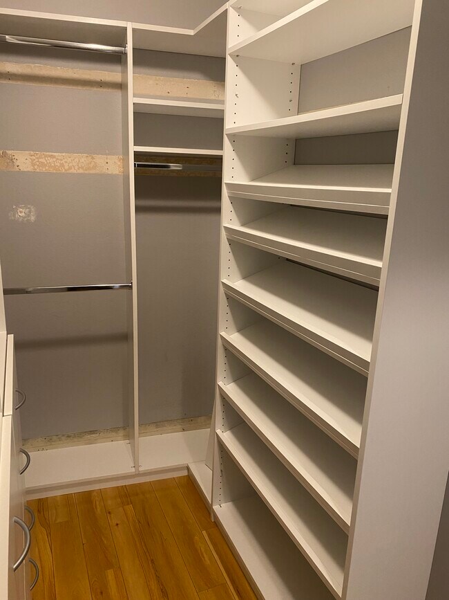 Updated walk in closet - 666 Oakland Ave