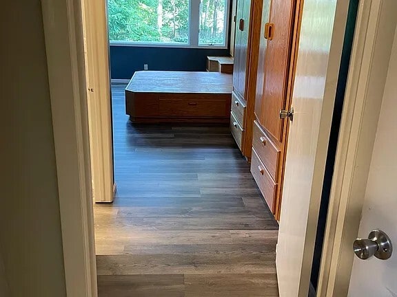 Bedroom 3 Upstairs with attached bathroom and office/flex space - 2318 Storm St