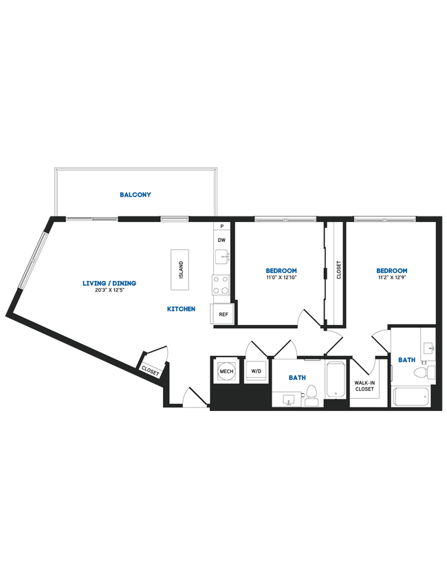 Floorplan - The Chase at Bryant Street