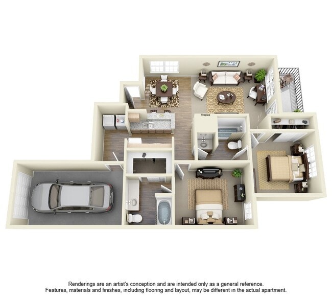Floorplan - Bentley Place Apartments