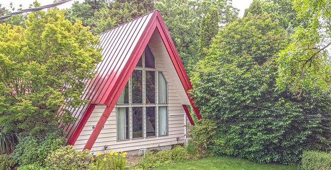 Primary Photo - Charming A-Frame Retreat with Creekside Se...