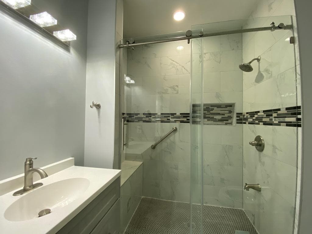 Full Bath with shower - 24967 Halite Dr