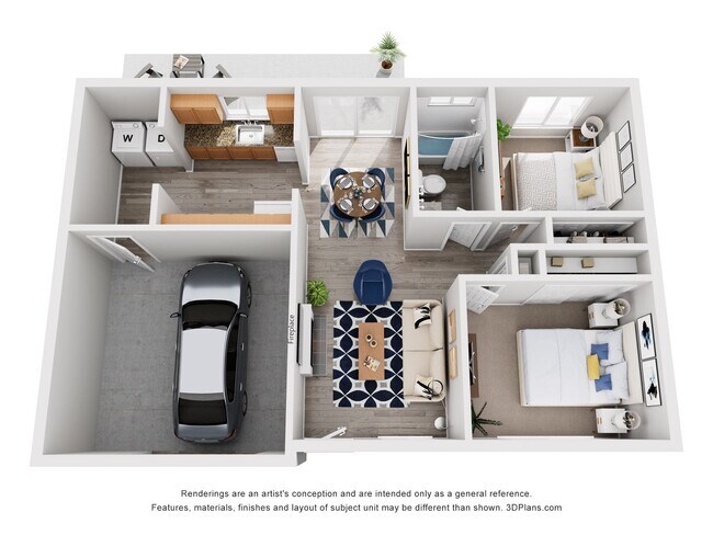 Floorplan - Cascade Park Apartments