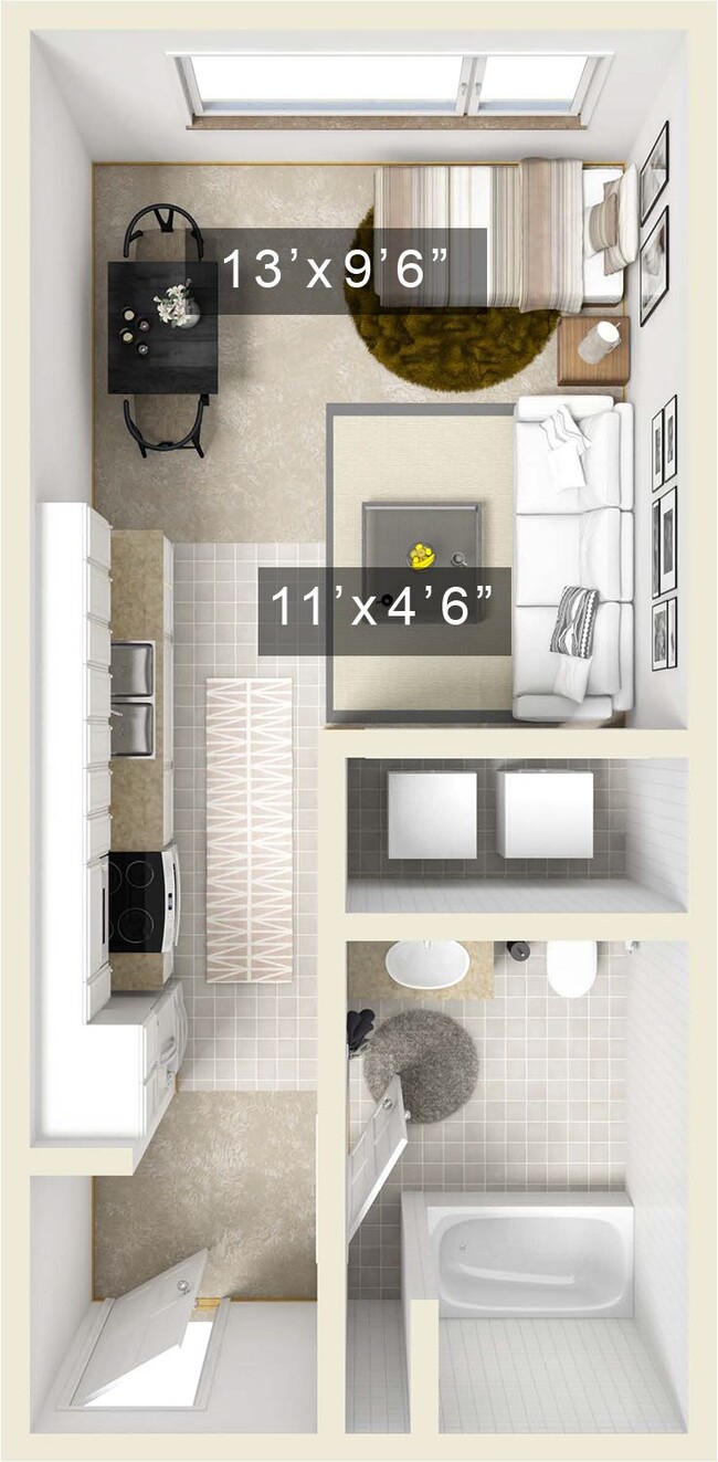 Floorplan - Beryl Apartments