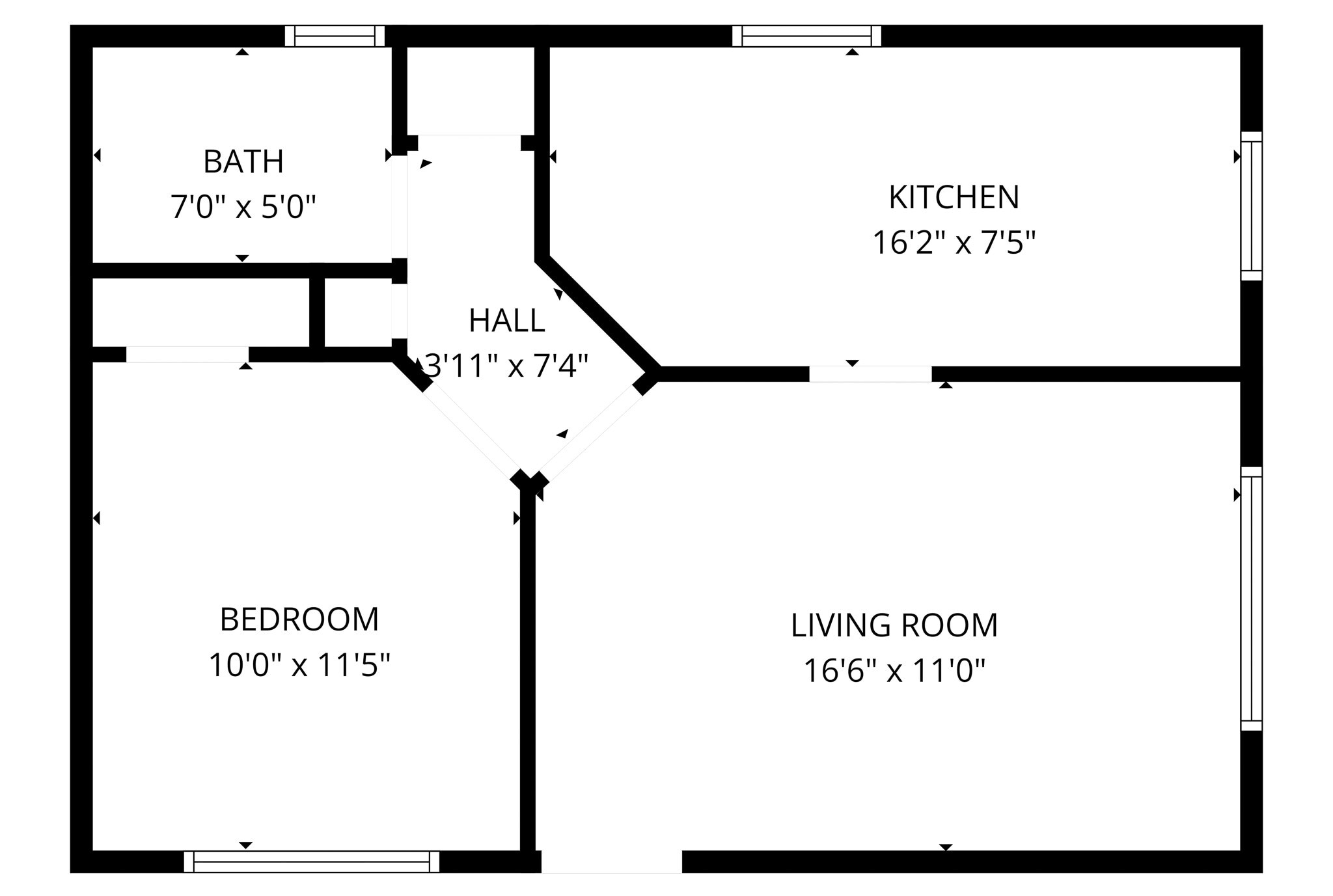 Floor Plan with Dimensions - 4654 33rd St