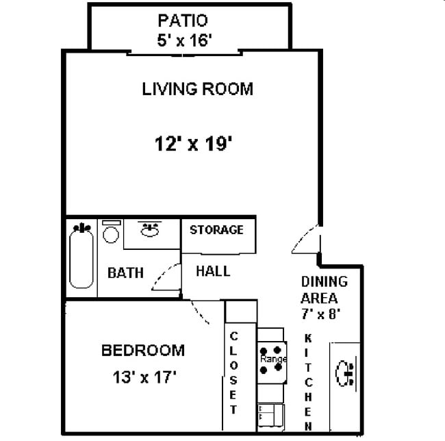 1BR/1BA - Blossom Hill Garden Apartments