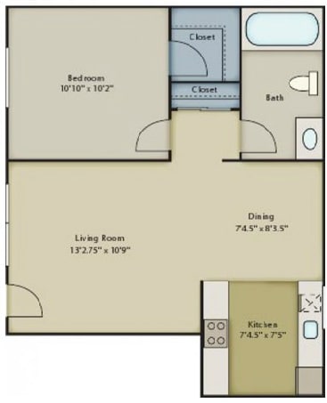 1BR/1BA - Timberwood