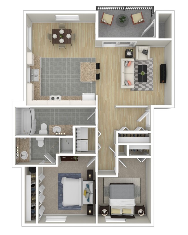 Floorplan - Chelsey Lane Apartments