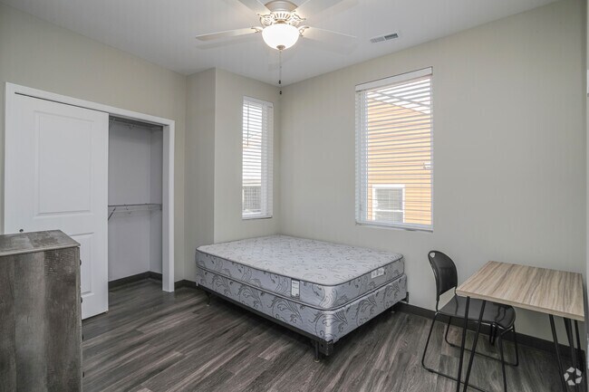 2 BR, 1 BA - First Bedroom - 302 E Clark