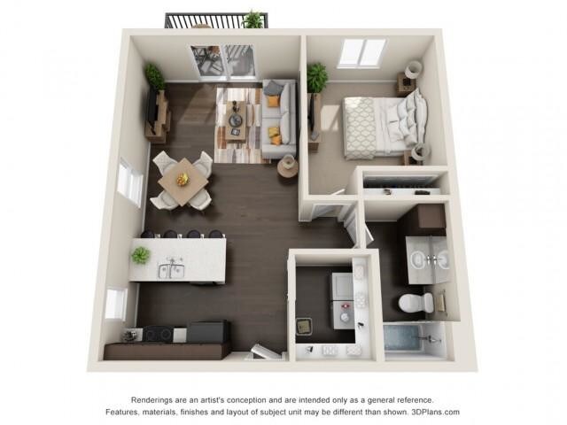 Floorplan - Port View Apartments