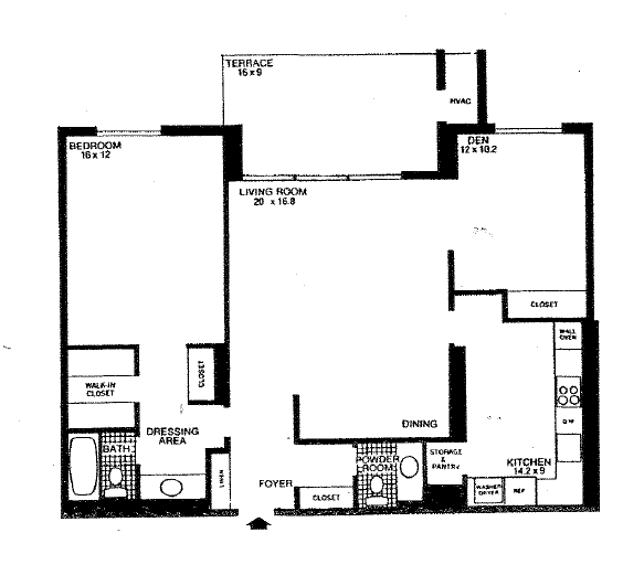 1BR/1.5BA - Watergate At Landmark