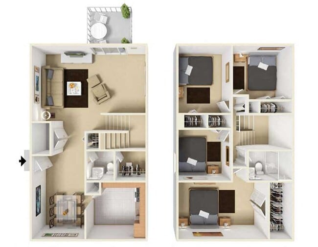 Floorplan - Millwood Townhouses