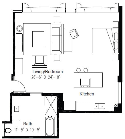 Studio 02 - Morgan Lofts