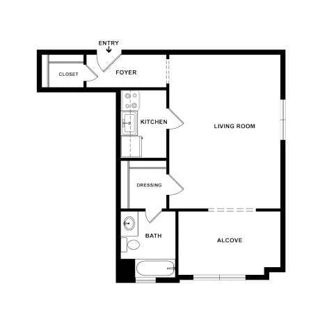 Floorplan - Empire Apartments
