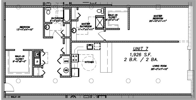 Floor Plan - Condo 507 - Lofts at Kalamazoo City Centre