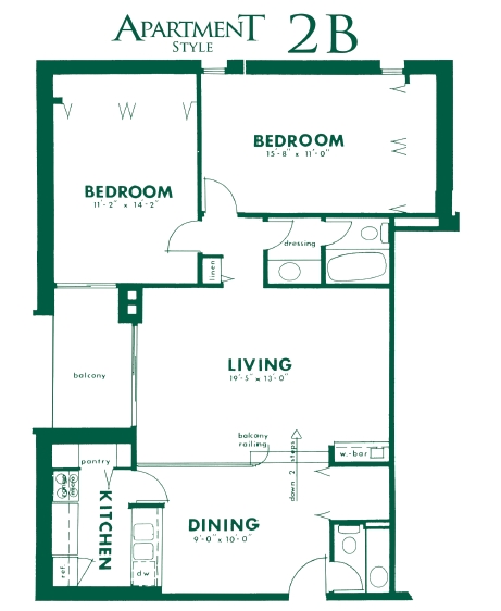 2BR/1.5BA - Serafino Square Luxury Apartments