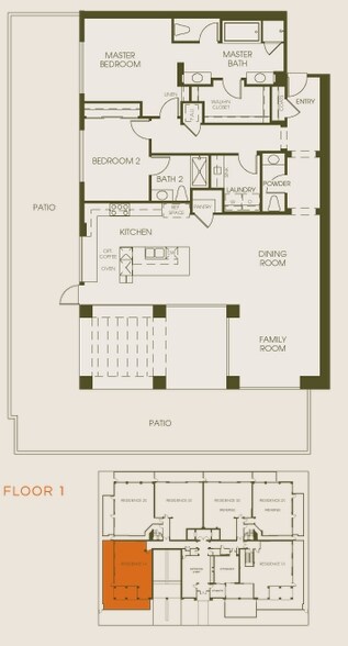 2BR/2.5BA - 432-438 N Oakhurst Dr