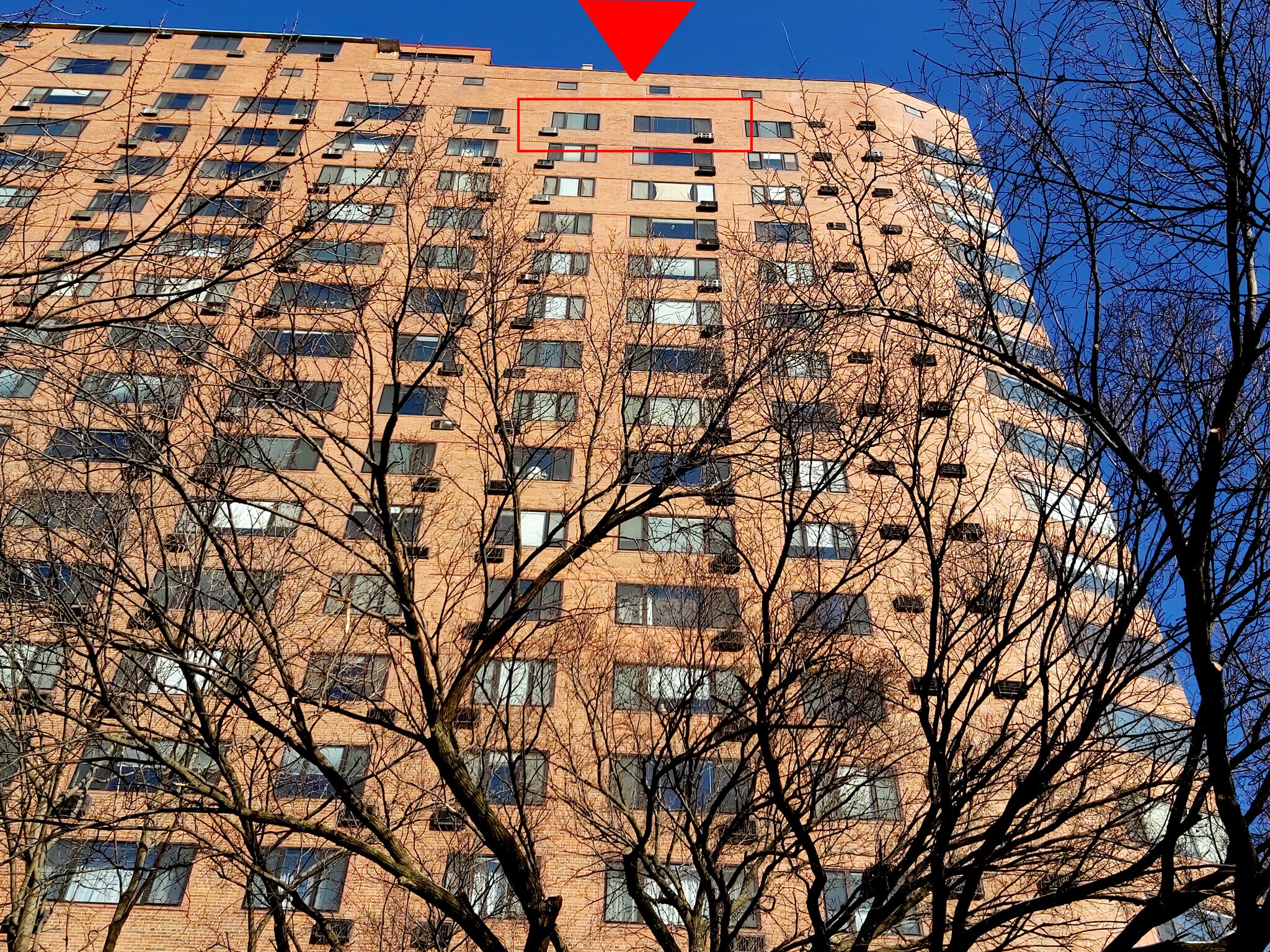 Unit location in the bldg. - 3100 N Lake Shore Dr