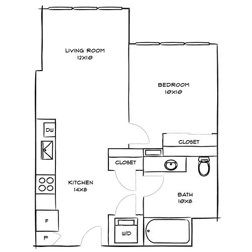 Floorplan - Indigo Apartments