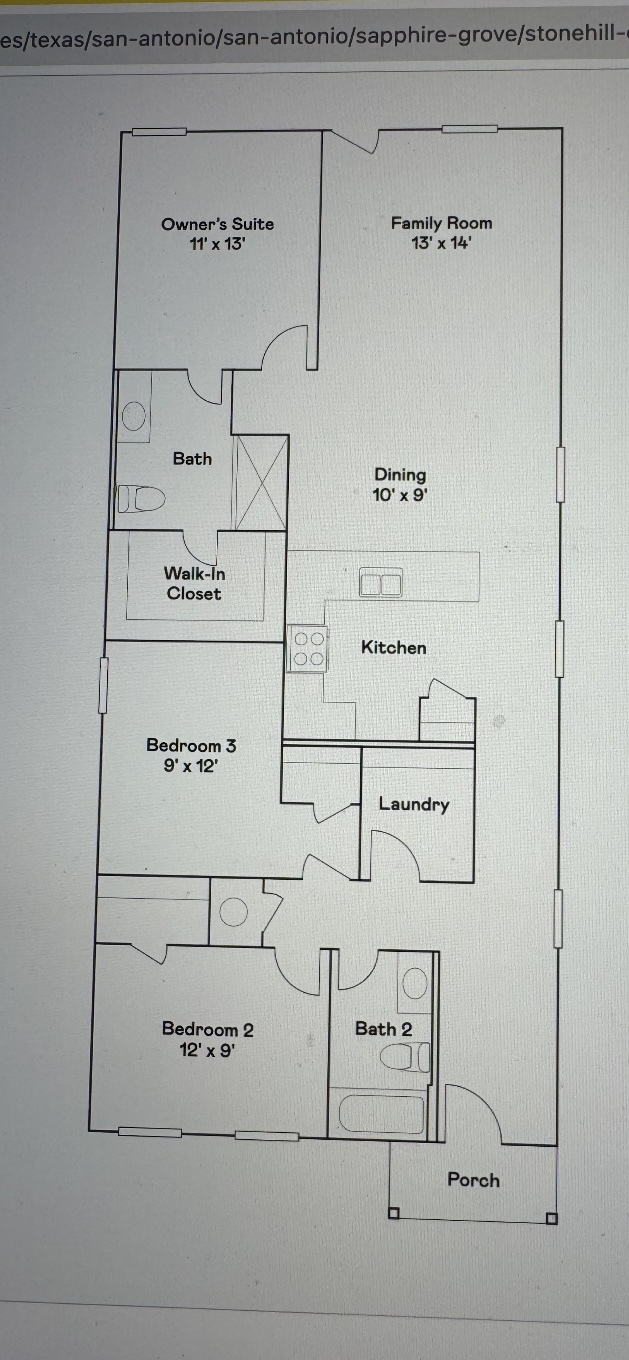 Floor Plan - 7311 Orange Sapphire