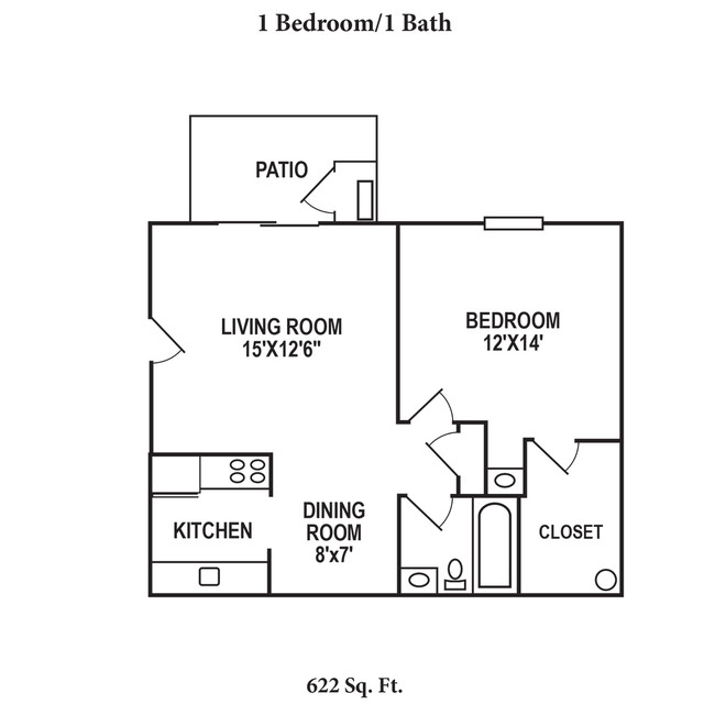 Floorplan - Four Worlds Apartments