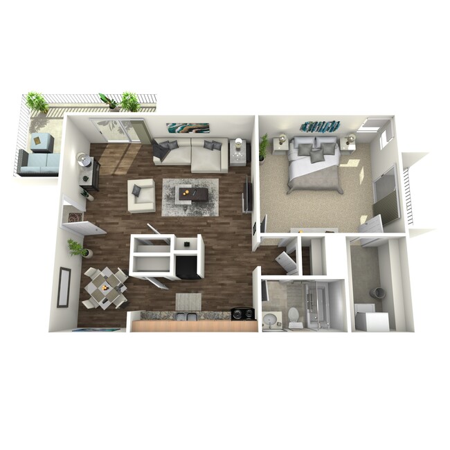 Floorplan - Whispering Hills Apartments