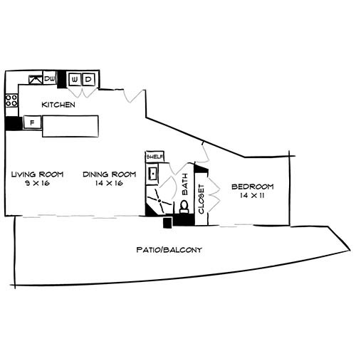 Floorplan - Flamingo South Beach