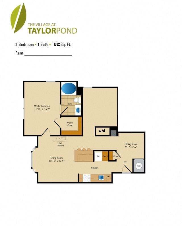 Floorplan - The Village at Taylor Pond