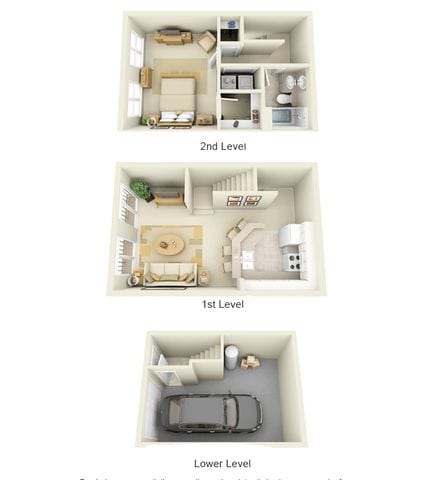 Floorplan - The Colonnade Luxury Townhome Apartments